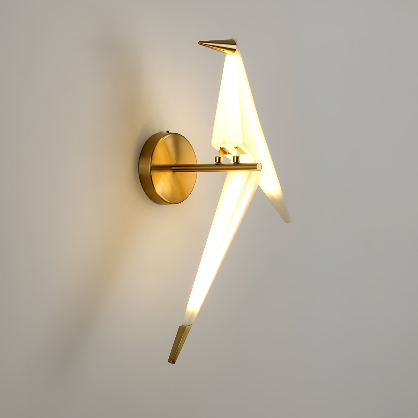 Cunorara Applique Murale Art Nordique Grue en Papier - Neutralighting