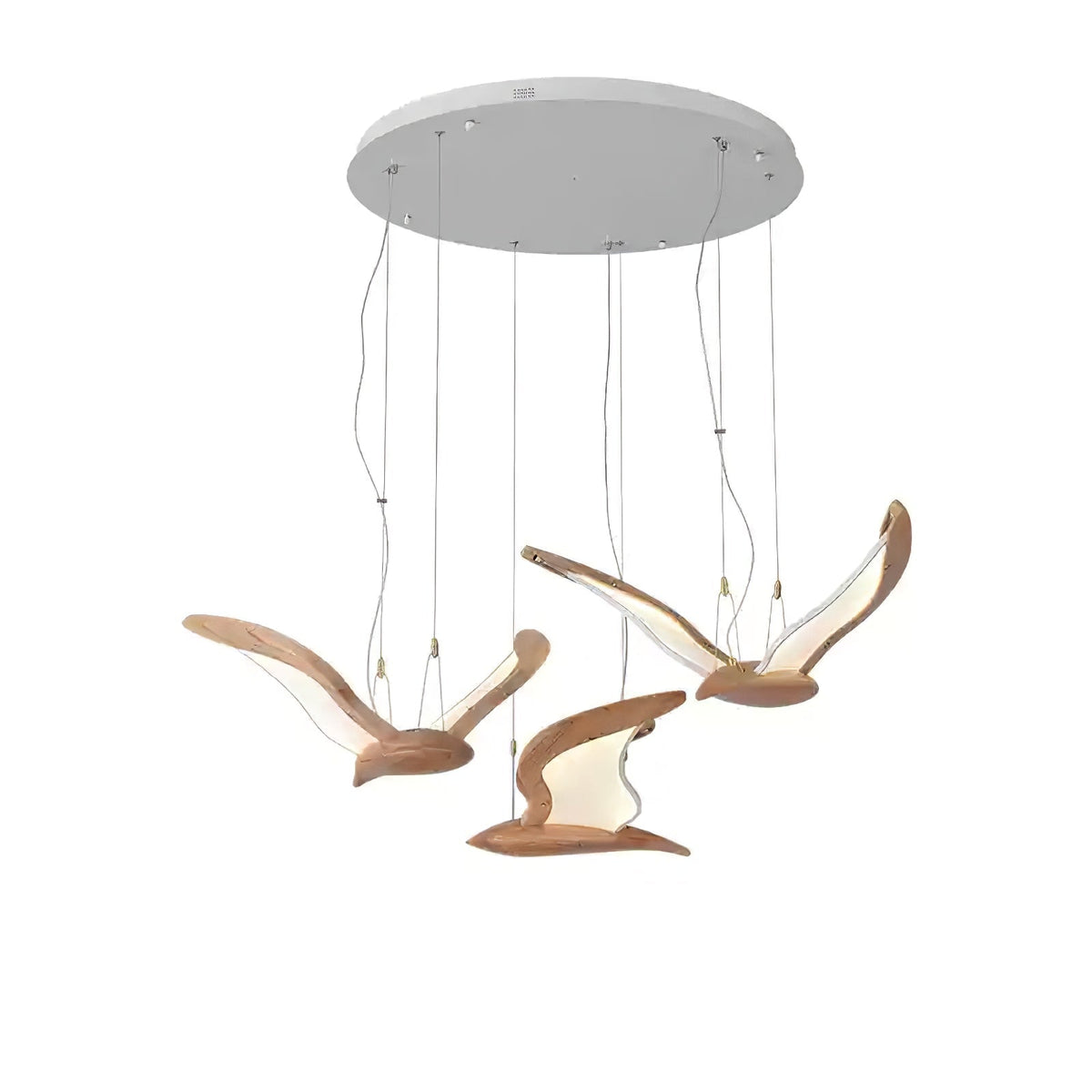 Lyvynia Lampe Suspendue en Bois Organique - Neutralighting