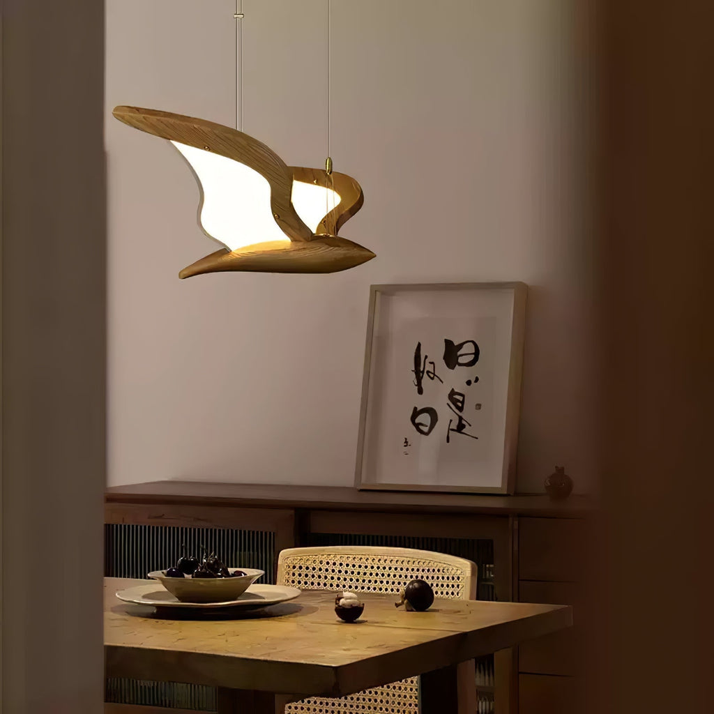 Lyvynia Lampe Suspendue en Bois Organique - Neutralighting