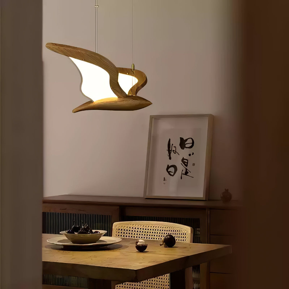Lyvynia Lampe Suspendue en Bois Organique - Neutralighting