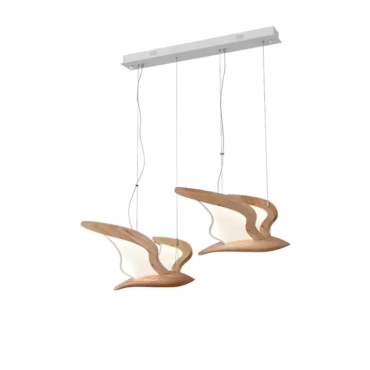 Lyvynia Lampe Suspendue en Bois Organique - Neutralighting