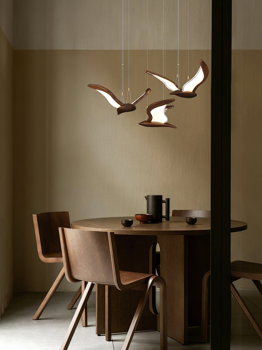 Lyvynia Lampe Suspendue en Bois Organique - Neutralighting