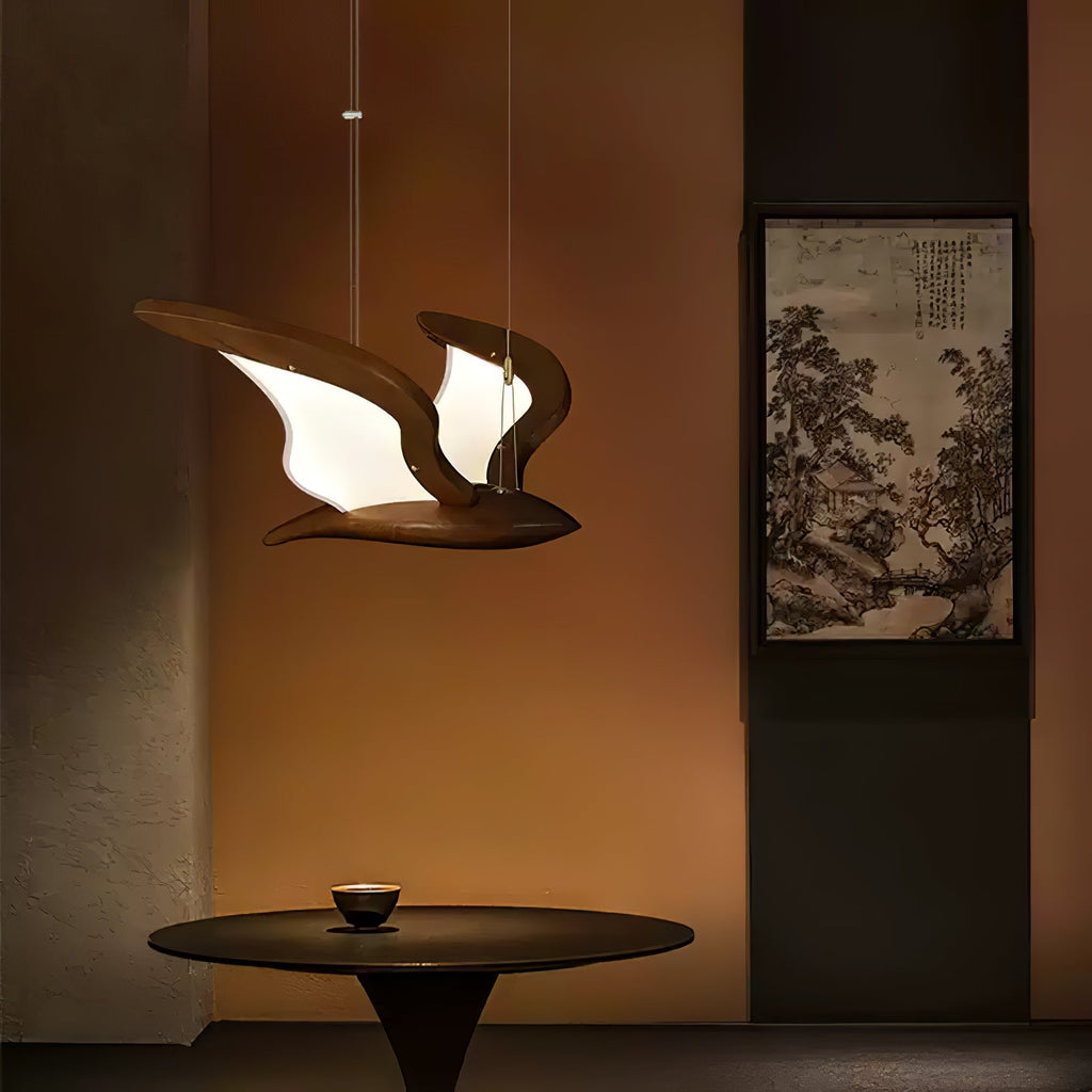 Lyvynia Lampe Suspendue en Bois Organique - Neutralighting