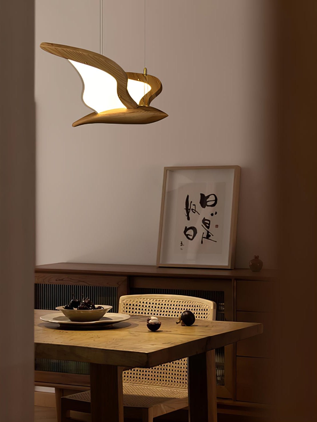 Lyvynia Lampe Suspendue en Bois Organique - Neutralighting
