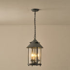 Tinduvyh Ancien Industriel Métal Verre Lanterne Suspension - Neutralighting