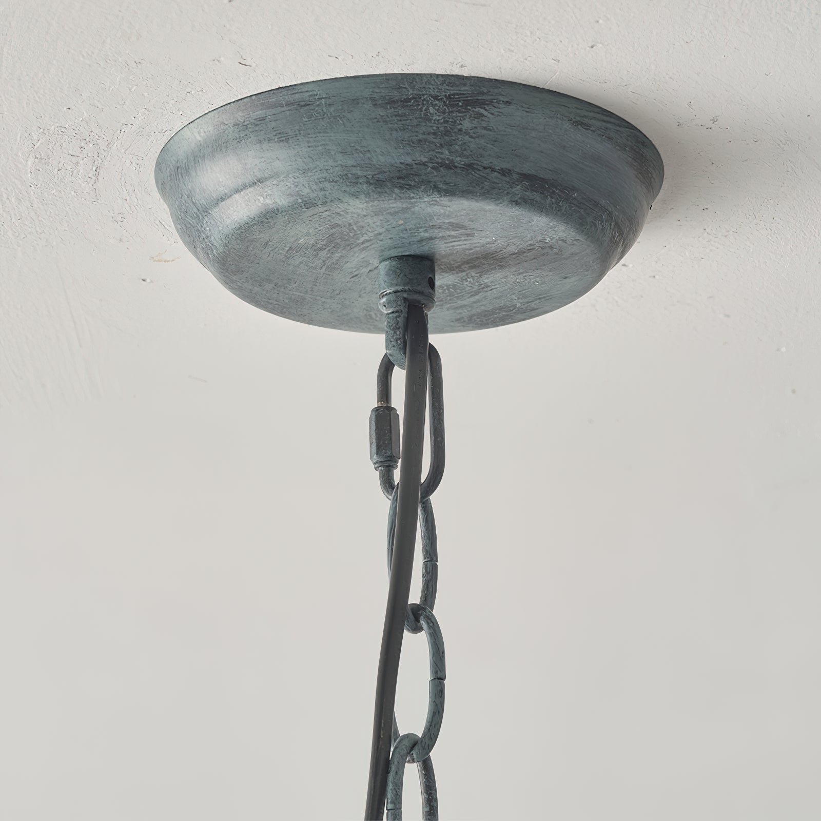 Tinduvyh Ancien Industriel Métal Verre Lanterne Suspension - Neutralighting