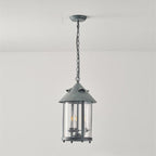 Tinduvyh Ancien Industriel Métal Verre Lanterne Suspension - Neutralighting