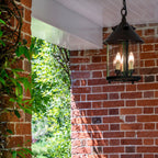 Tinduvyh Ancien Industriel Métal Verre Lanterne Suspension - Neutralighting