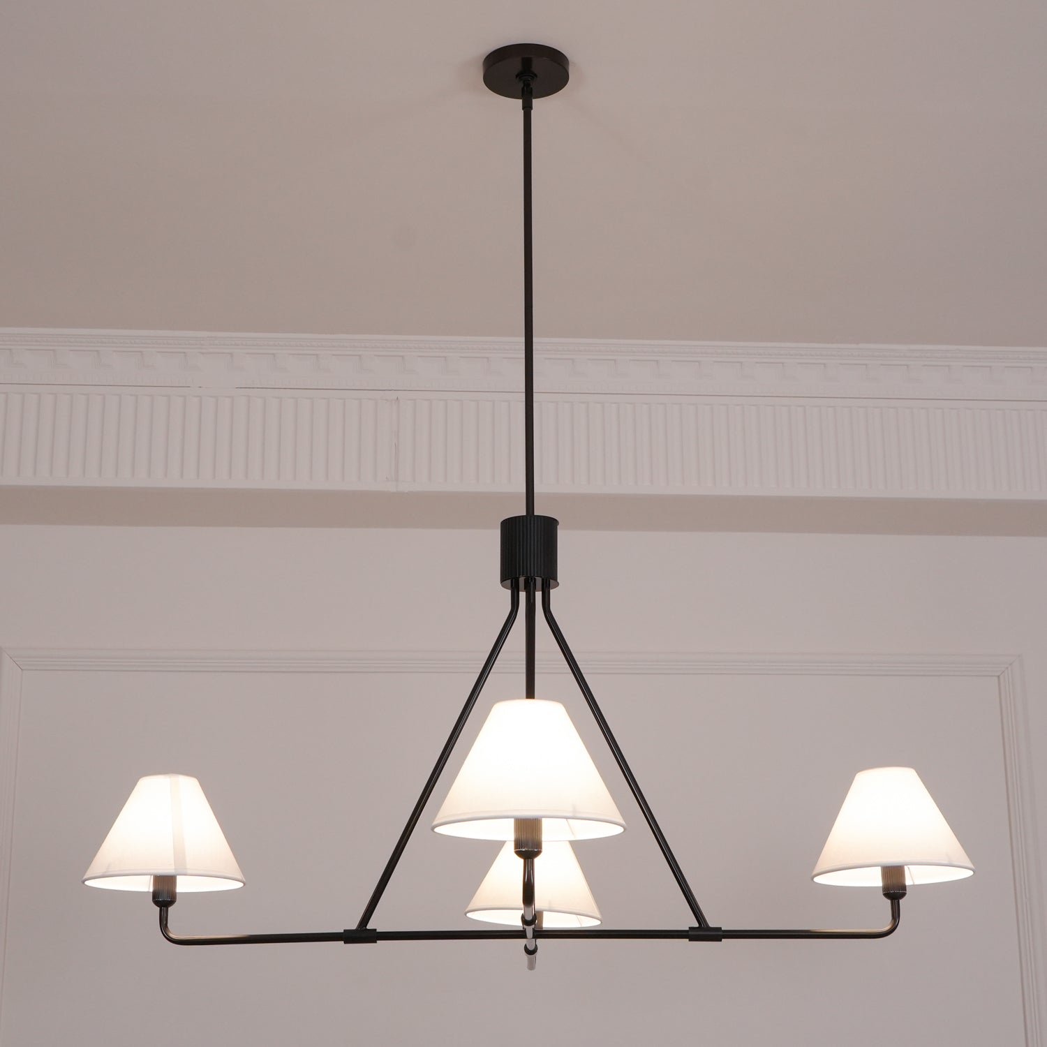 Ornuvyh Ancien Industriel Métal Tissu Lustre - Neutralighting