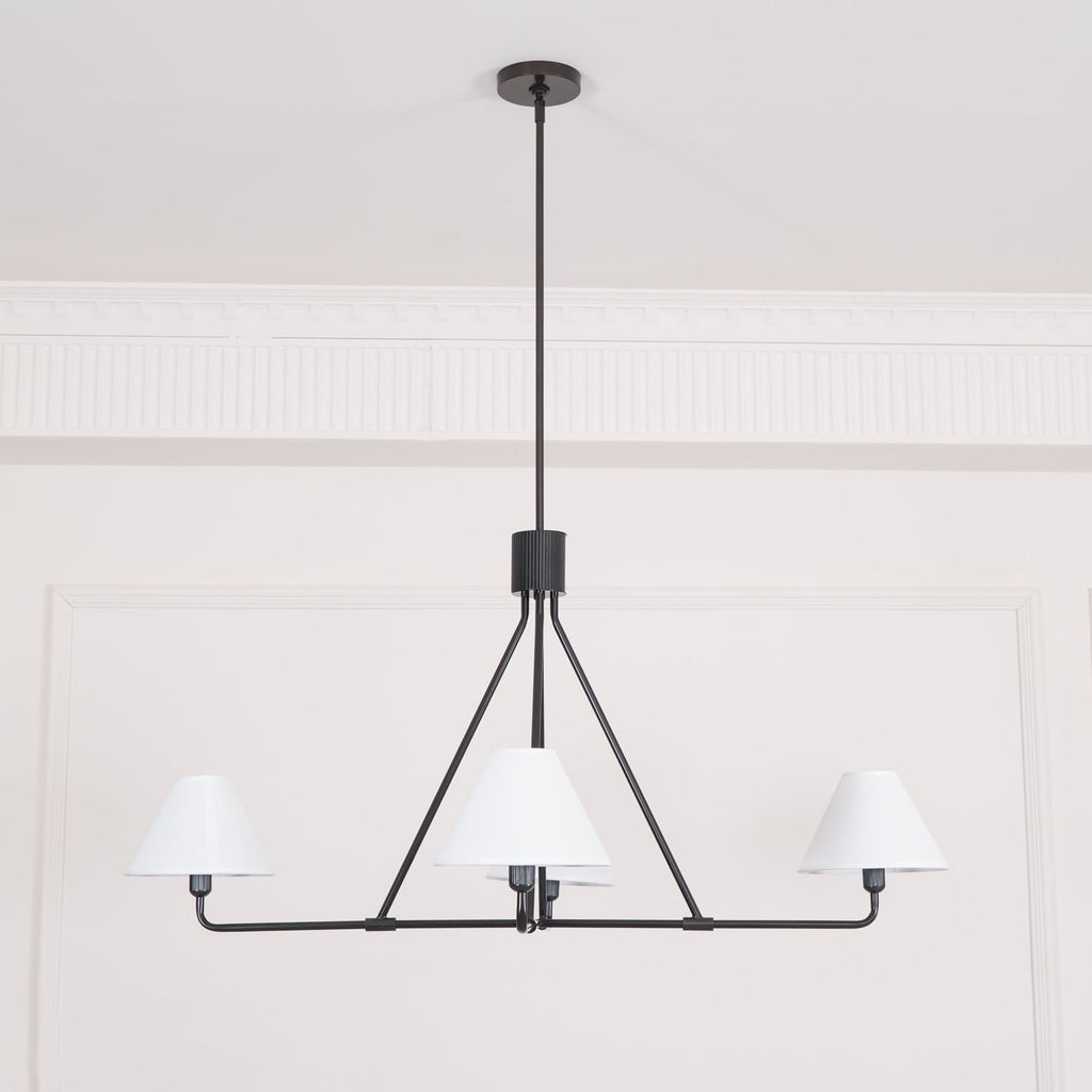 Ornuvyh Ancien Industriel Métal Tissu Lustre - Neutralighting