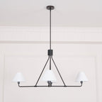 Ornuvyh Ancien Industriel Métal Tissu Lustre - Neutralighting