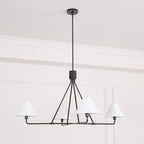 Ornuvyh Ancien Industriel Métal Tissu Lustre - Neutralighting