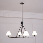 Ornuvyh Ancien Industriel Métal Tissu Lustre - Neutralighting