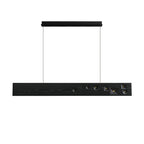 Lustra Suspension Bois Pierre Précieuse Linéaire LED - Neutralighting