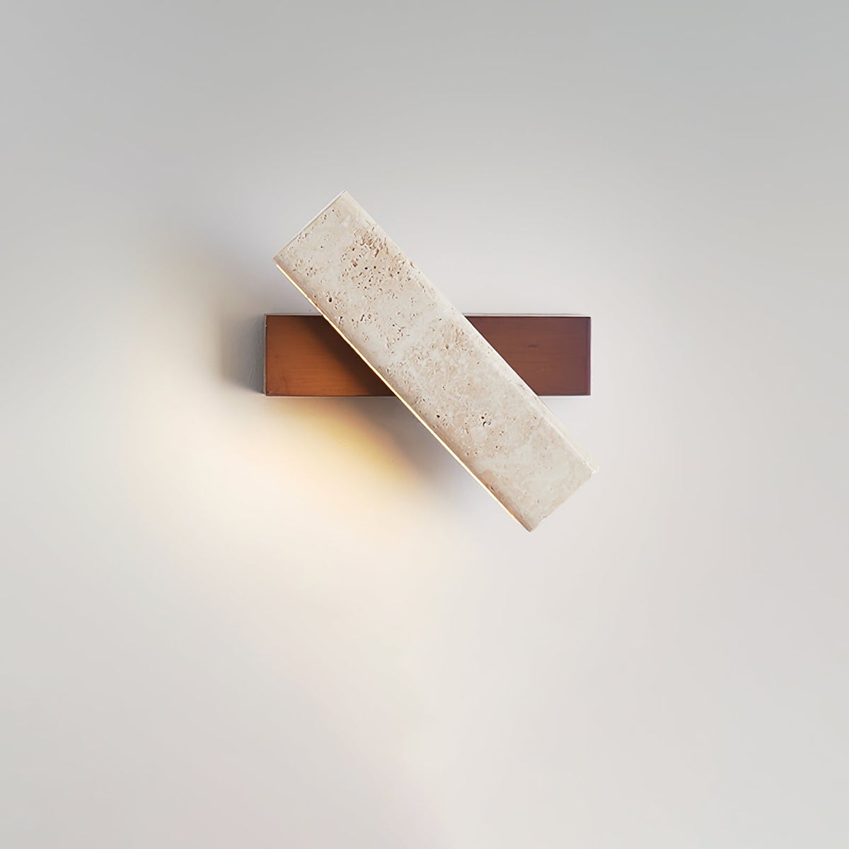 Esorora Applique Murale Rectangulaire Travertin - Neutralighting