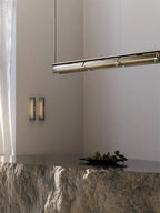 Lustra Chandelier Verre Fumé Moderne - Neutralighting
