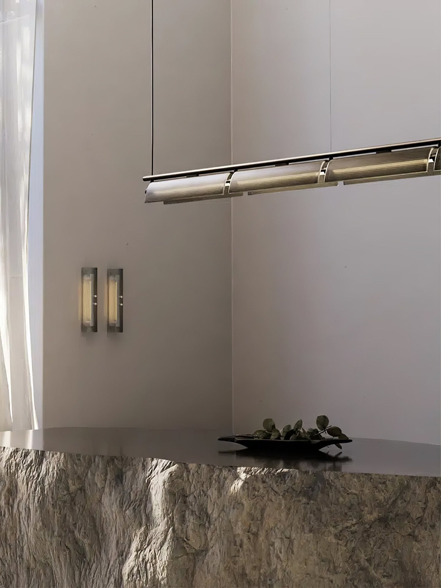 Lustra Chandelier Verre Fumé Moderne - Neutralighting