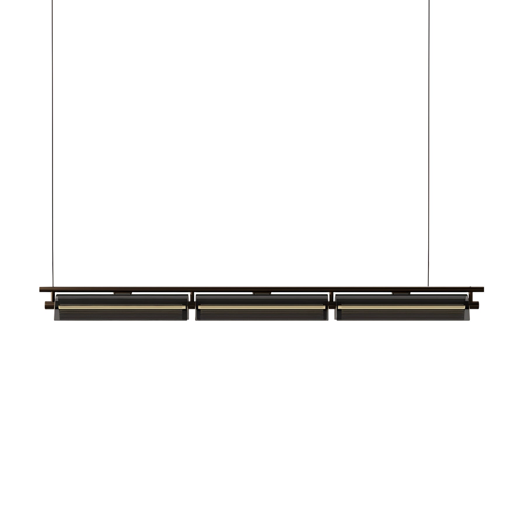 Lustra Chandelier Verre Fumé Moderne - Neutralighting