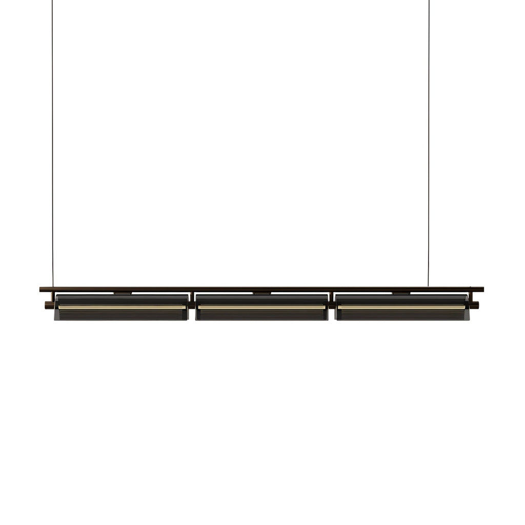 Lustra Chandelier Verre Fumé Moderne - Neutralighting