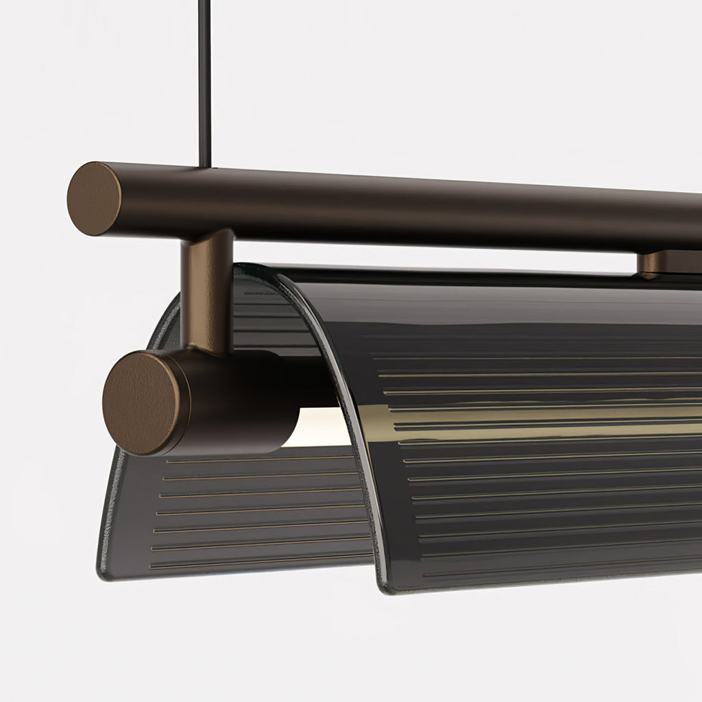 Lustra Chandelier Verre Fumé Moderne - Neutralighting