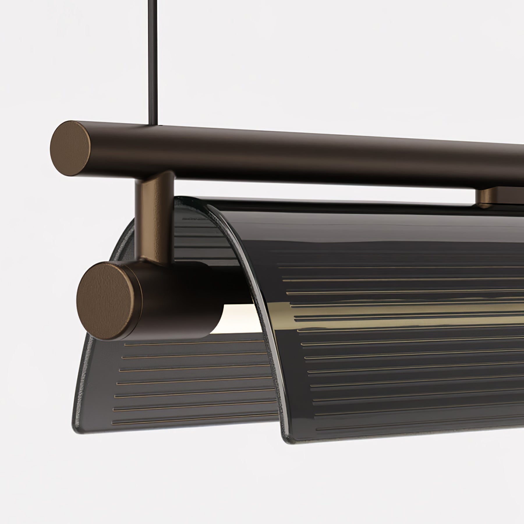 Lustra Chandelier Verre Fumé Moderne - Neutralighting