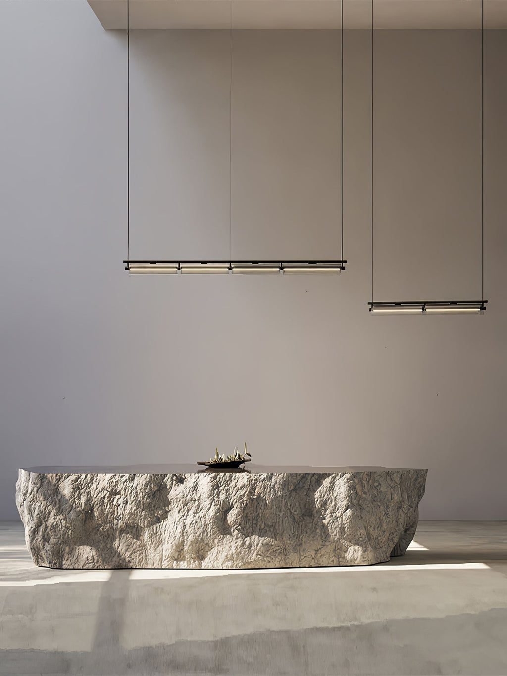 Lustra Chandelier Verre Fumé Moderne - Neutralighting