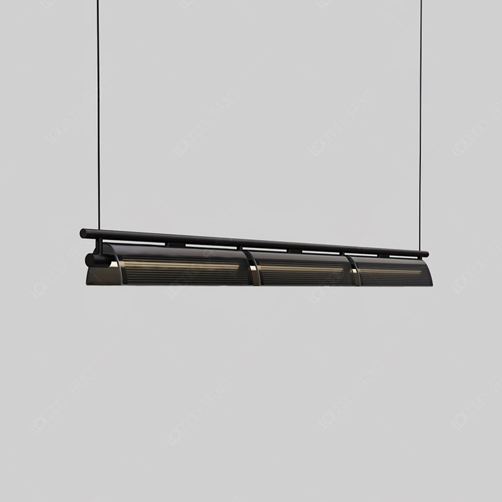Lustra Chandelier Verre Fumé Moderne - Neutralighting
