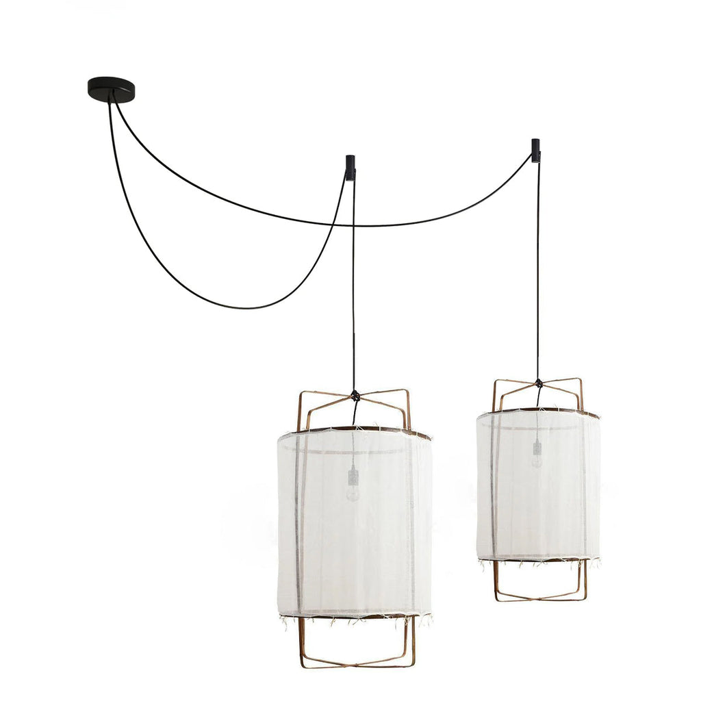 Lustra Lampe Pendante Abat-jour en Bambou pour Salon - Neutralighting