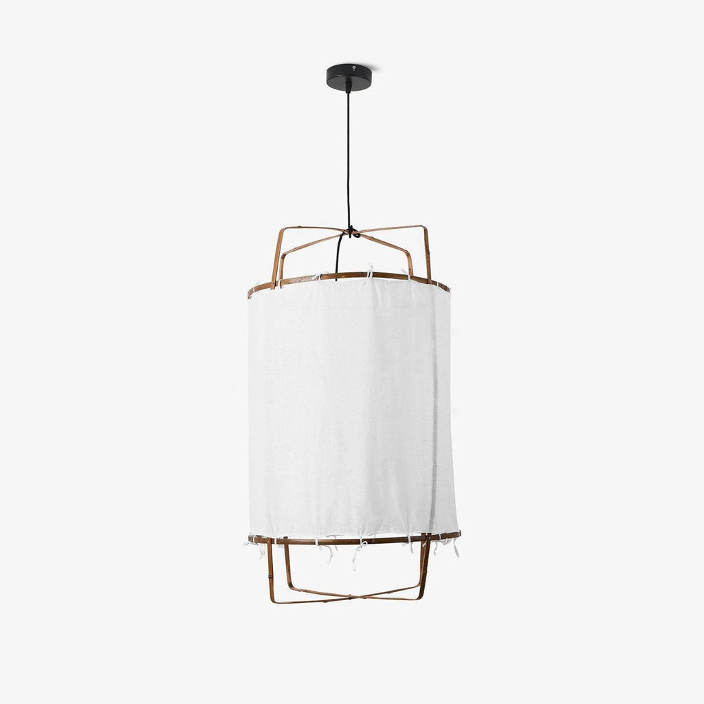 Lustra Lampe Pendante Abat-jour en Bambou pour Salon - Neutralighting