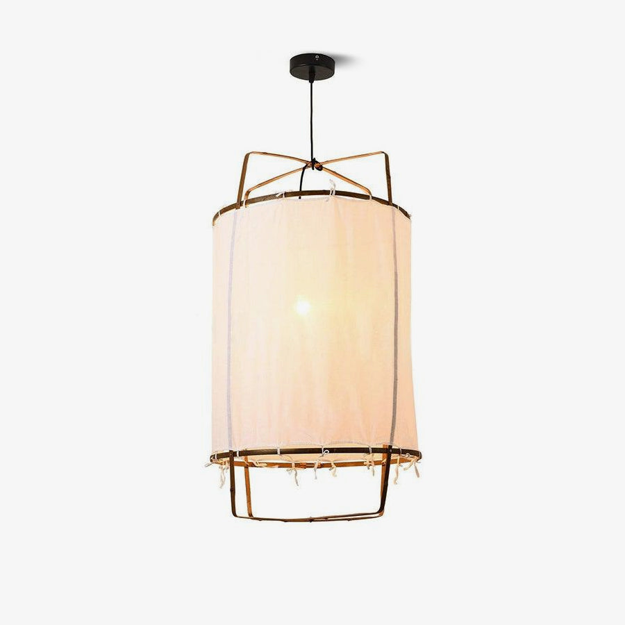 Lustra Lampe Pendante Abat-jour en Bambou pour Salon - Neutralighting