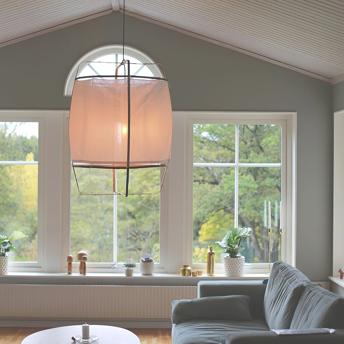 Lustra Lampe Pendante Abat-jour en Bambou pour Salon - Neutralighting