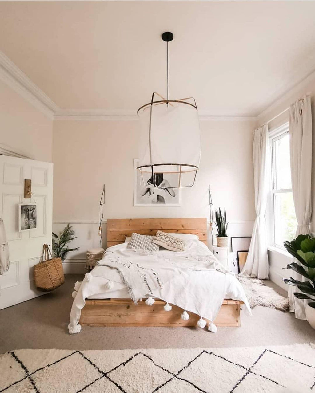 Lustra Lampe Pendante Abat-jour en Bambou pour Salon - Neutralighting