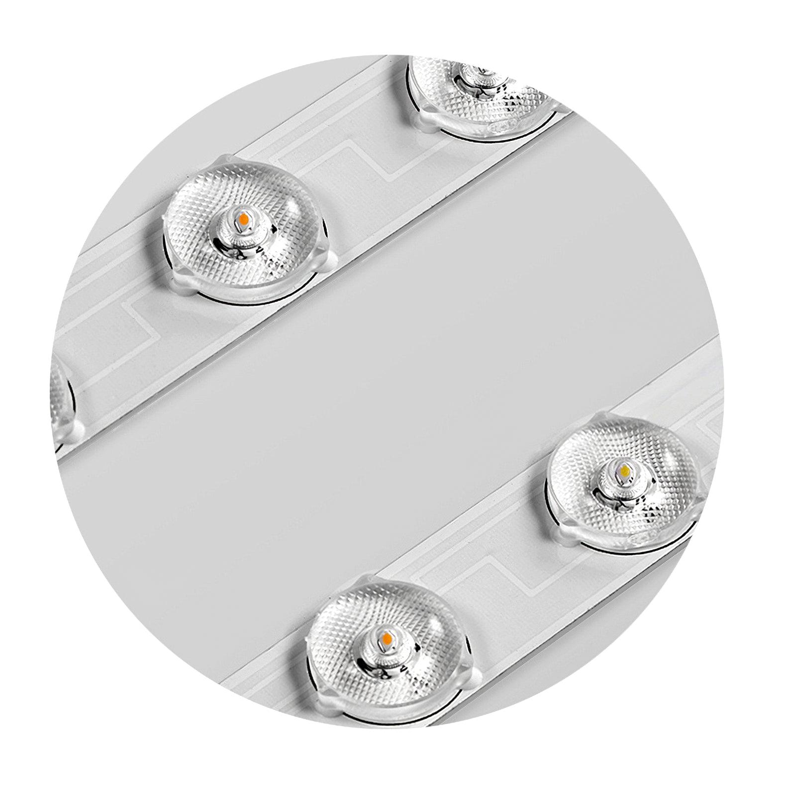 Solara Plafonnier LED Encastré en Acrylique - Neutralighting