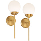Waegnuvyh Moderne Minimaliste Laiton Verre Applique Murale - Neutralighting
