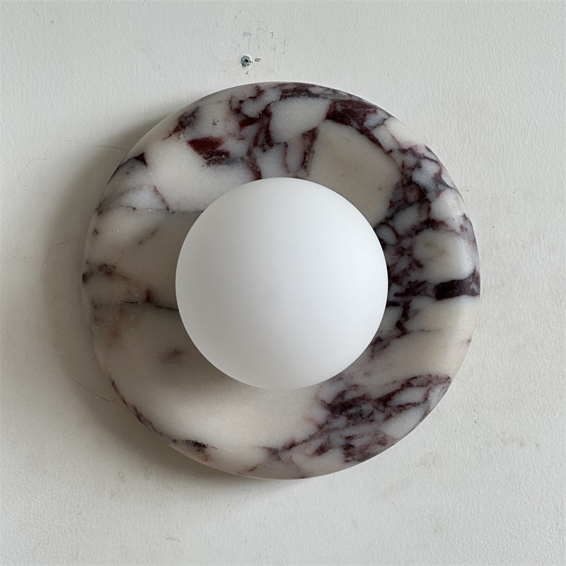 Bvlgari Applique Murale Moderne Minimaliste Evenir en Marbre Violet - Neutralighting