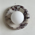 Bvlgari Applique Murale Moderne Minimaliste Evenir en Marbre Violet - Neutralighting