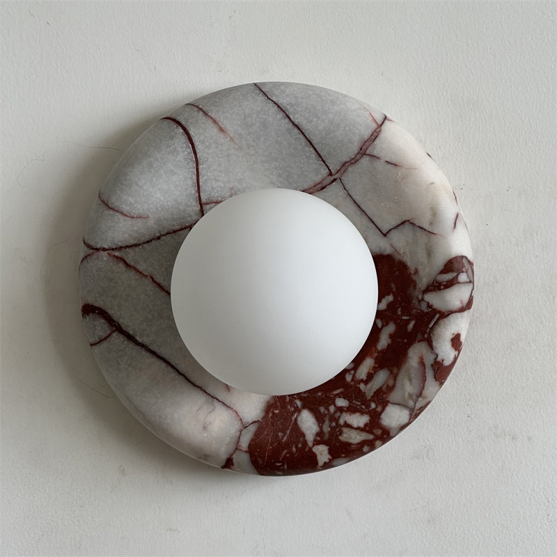 Vomire Applique Murale en Marbre Rouge Nordique Premium - Neutralighting