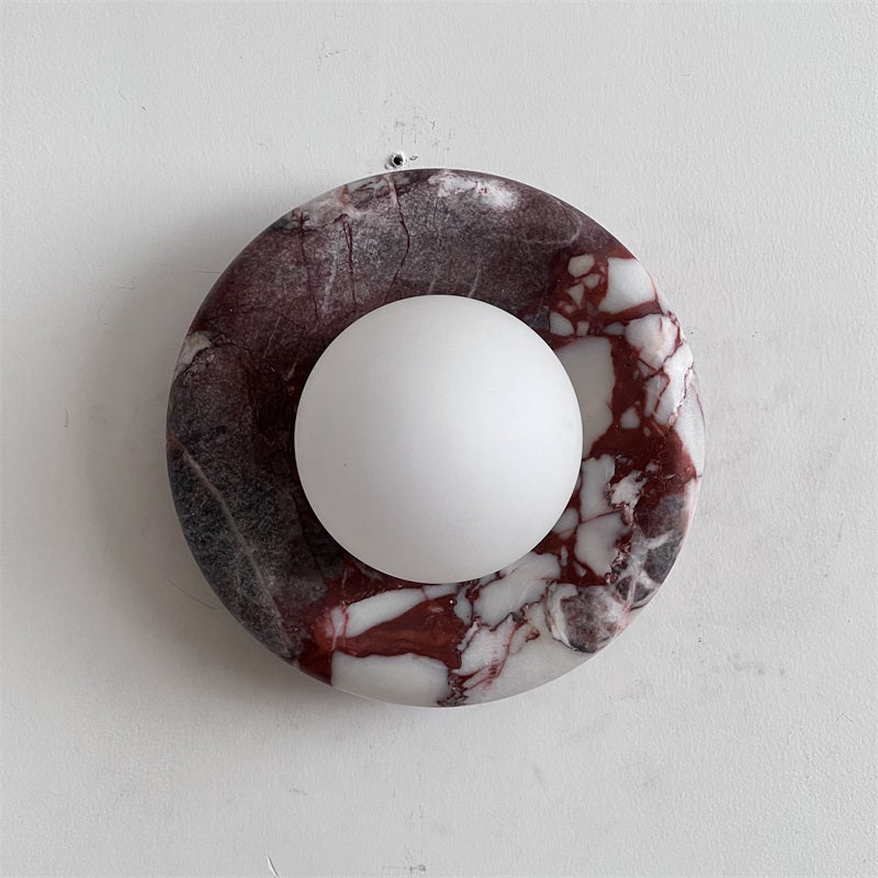 Vomire Applique Murale en Marbre Rouge Nordique Premium - Neutralighting