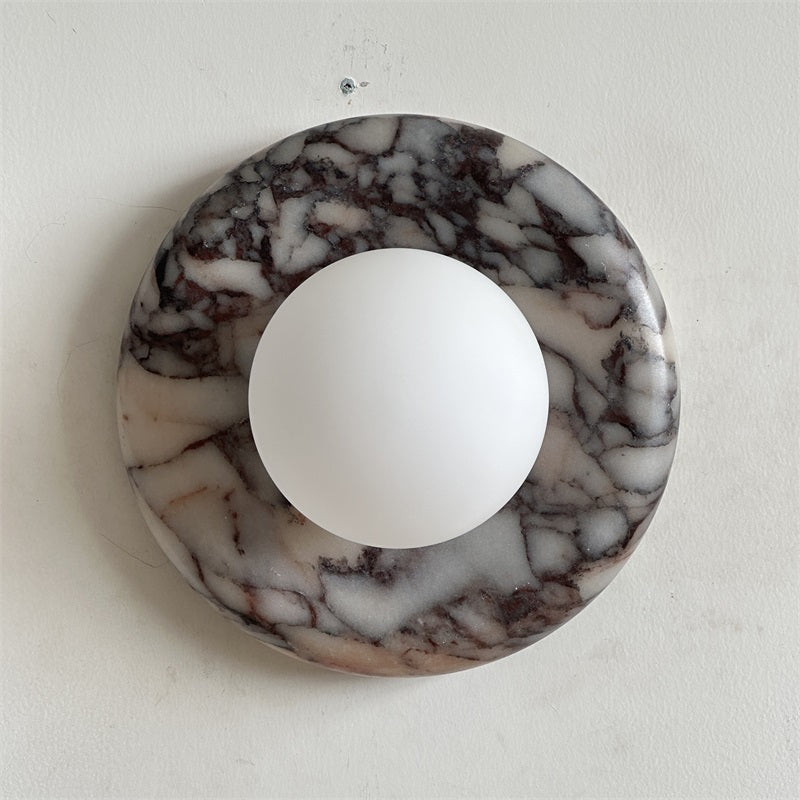 Bvlgari Applique Murale Moderne Minimaliste Evenir en Marbre Violet - Neutralighting