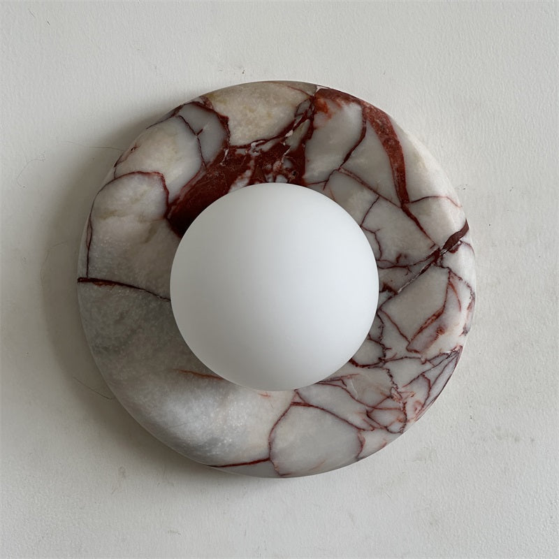 Vomire Applique Murale en Marbre Rouge Nordique Premium - Neutralighting