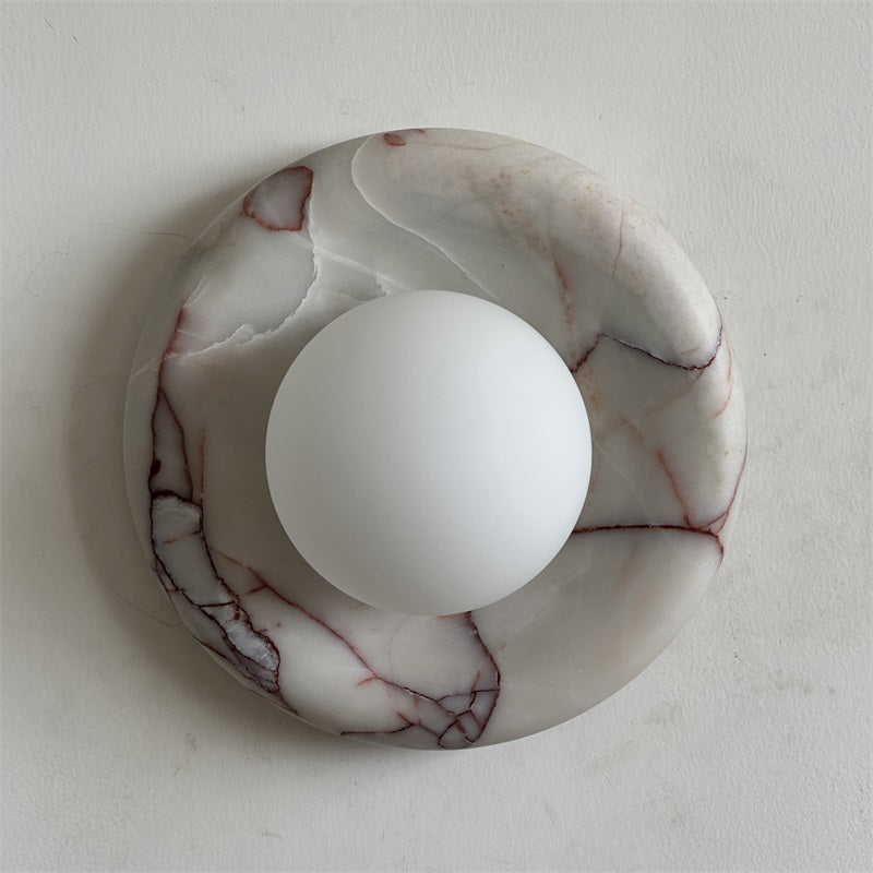 Vomire Applique Murale en Marbre Rouge Nordique Premium - Neutralighting