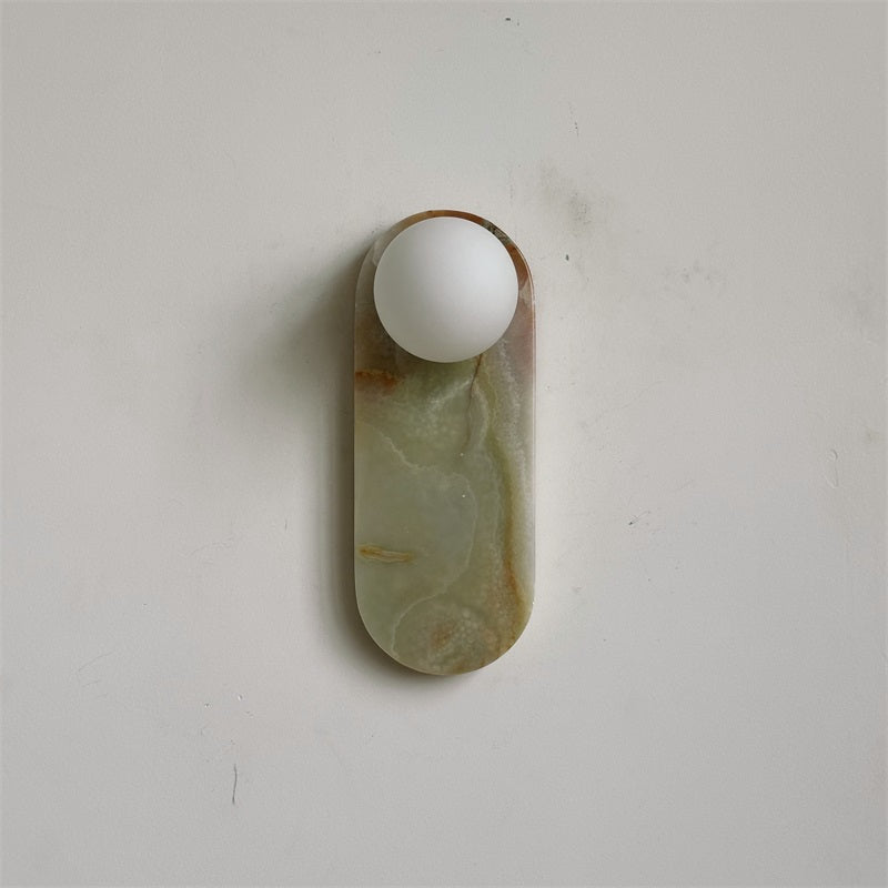 Syraeia Applique Murale Marbre Jade Minimaliste Moderne - Neutralighting