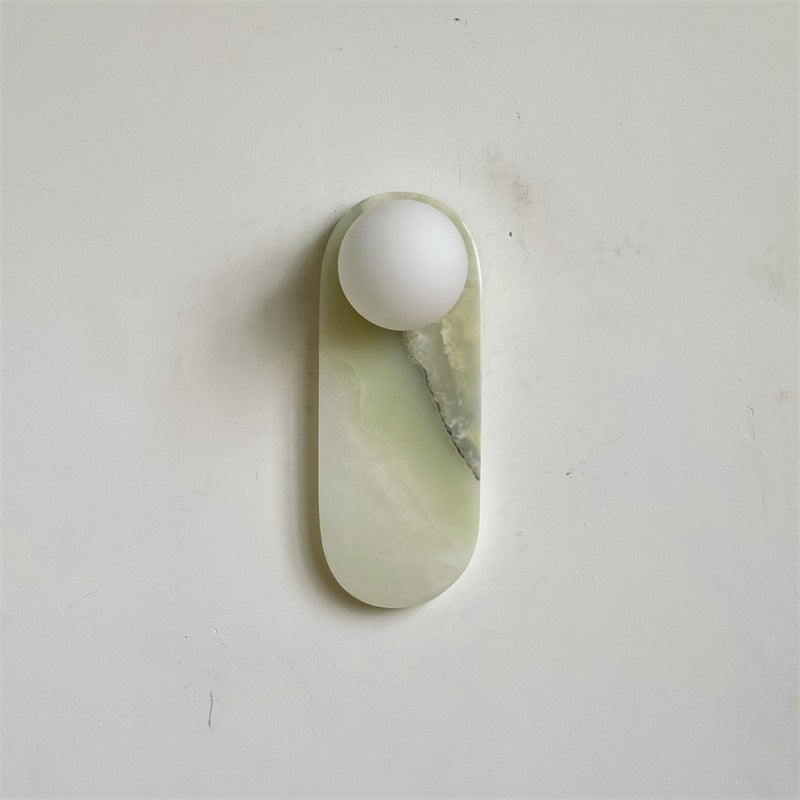 Syraeia Applique Murale Marbre Jade Minimaliste Moderne - Neutralighting