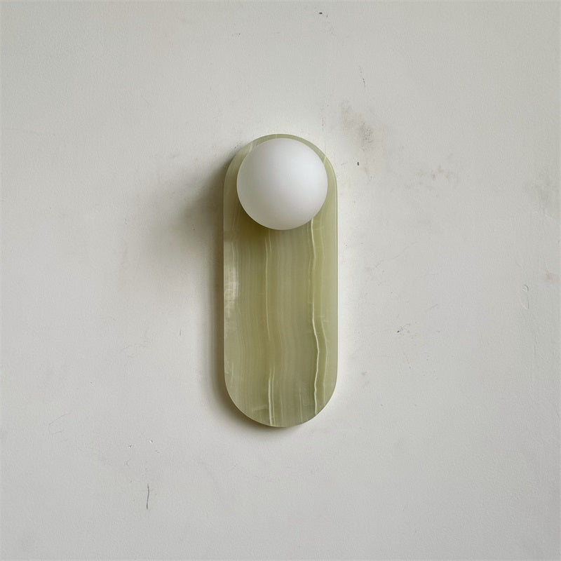 Syraeia Applique Murale Marbre Jade Minimaliste Moderne - Neutralighting