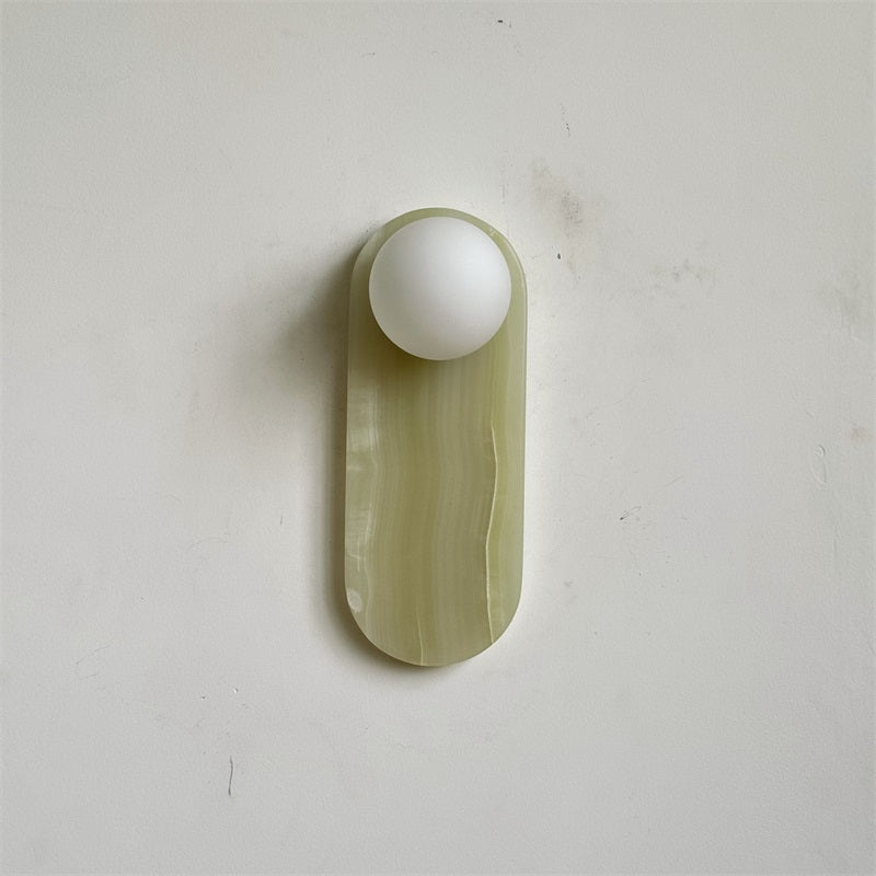 Syraeia Applique Murale Marbre Jade Minimaliste Moderne - Neutralighting