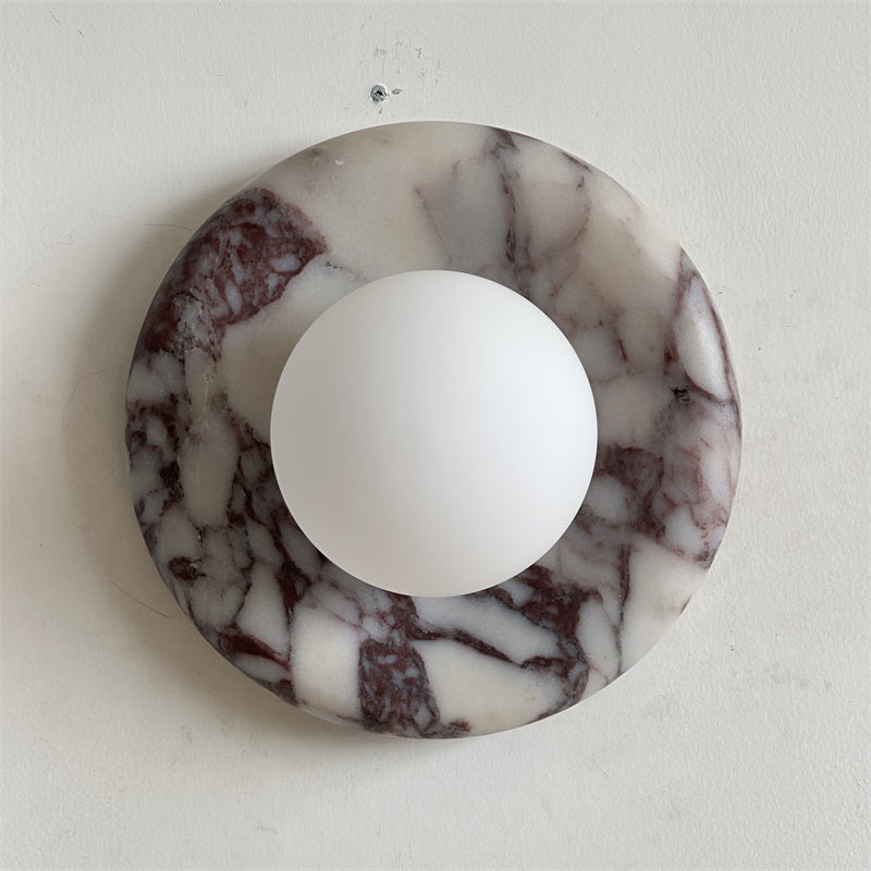 Bvlgari Applique Murale Moderne Minimaliste Evenir en Marbre Violet - Neutralighting