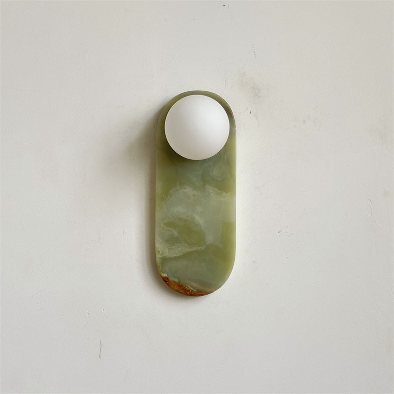 Syraeia Applique Murale Marbre Jade Minimaliste Moderne - Neutralighting