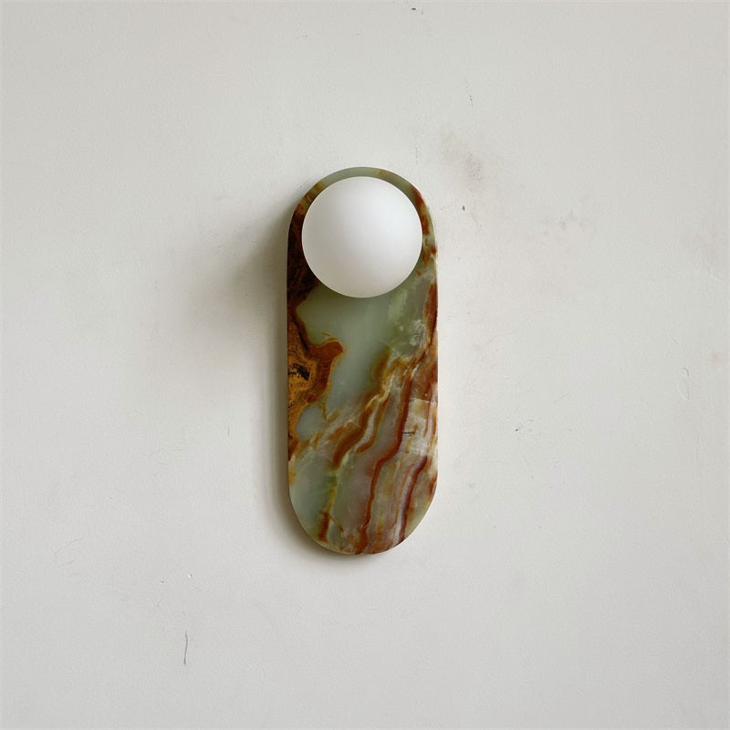Syraeia Applique Murale Marbre Jade Minimaliste Moderne - Neutralighting