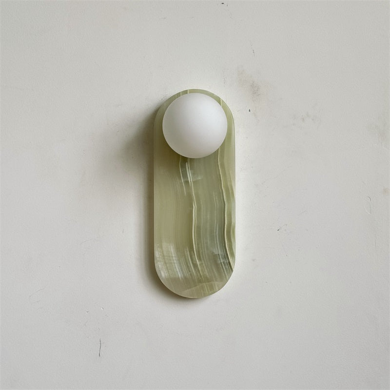 Syraeia Applique Murale Marbre Jade Minimaliste Moderne - Neutralighting