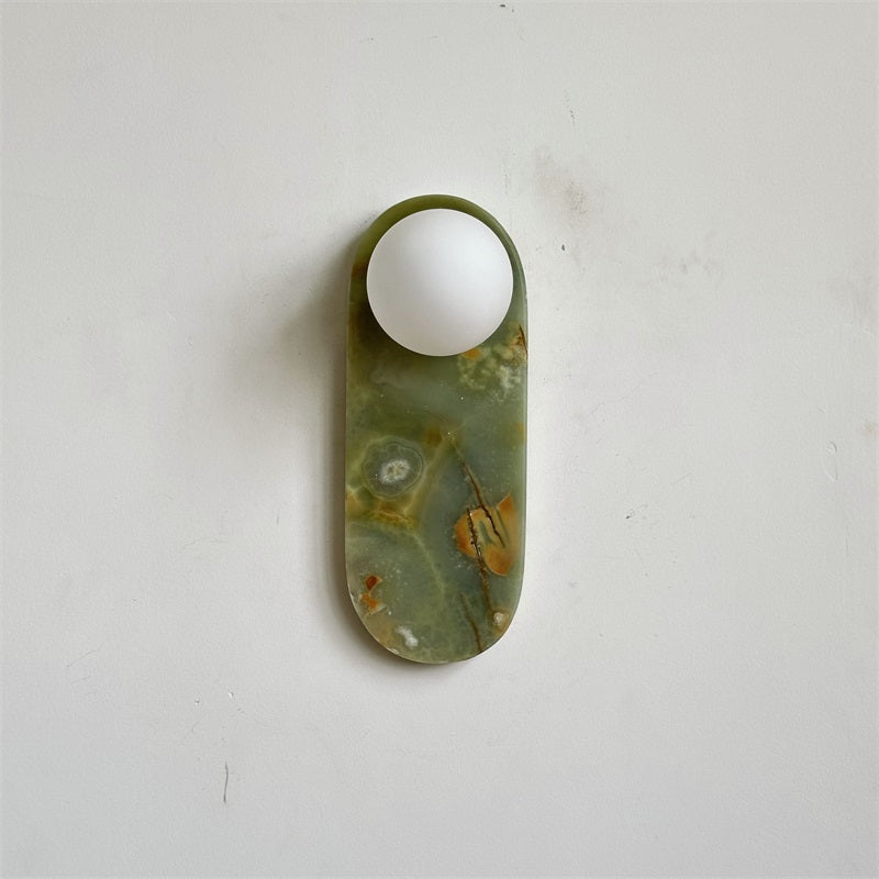 Syraeia Applique Murale Marbre Jade Minimaliste Moderne - Neutralighting